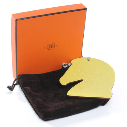 Hermes Samarcande Horse Ornament Bag Charm Jaune Orange 5 of 5