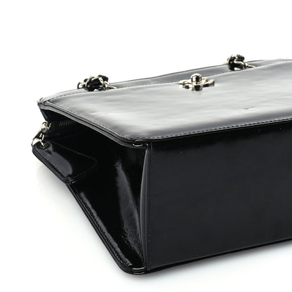 Chanel Glazed Calfskin Shoulder Bag  Black 8 of 9