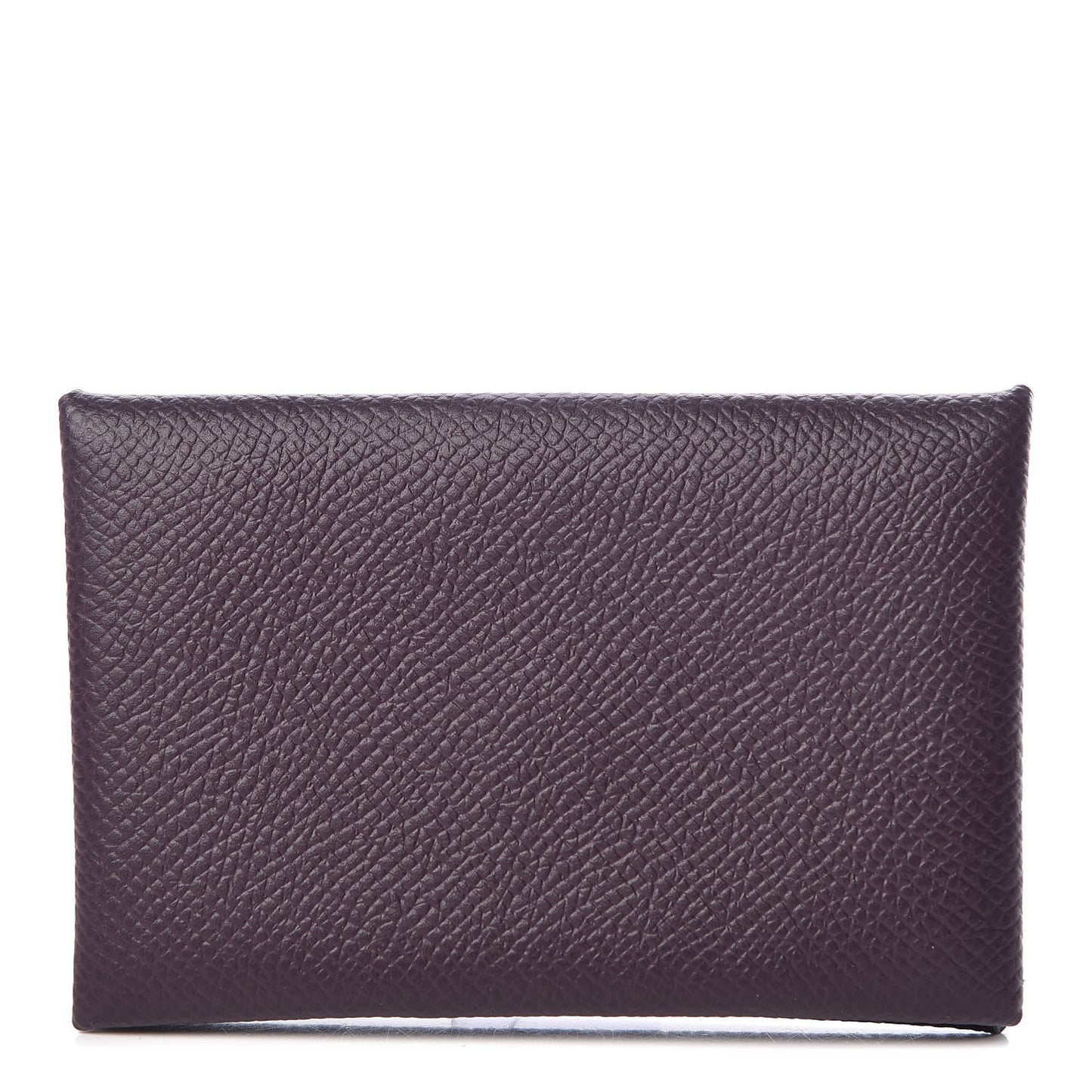 Epsom Calvi Card Case Raisin