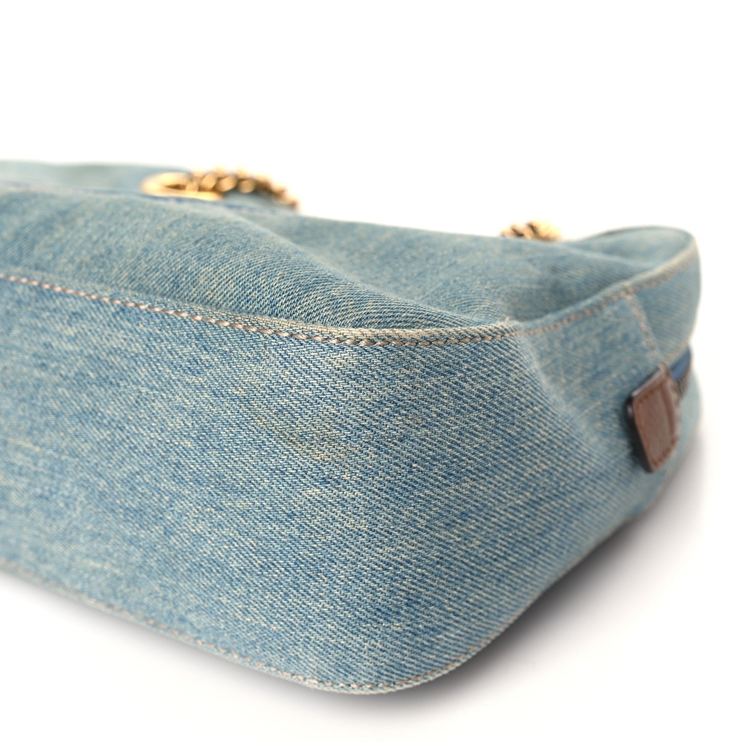 Gucci Denim Small Soho Bowler Blue 9 of 9