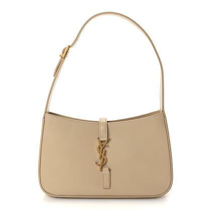 Saint Laurent Smooth Calfskin Le 5 A 7 Hobo Dark Beige 1 of 8