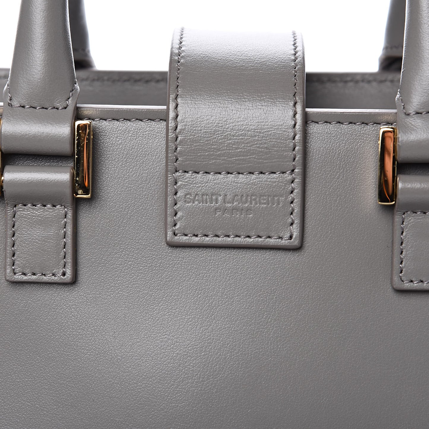 Calfskin Monogram Baby Cabas Fog