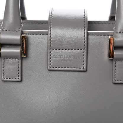 Saint Laurent Calfskin Monogram Baby Cabas Fog 7 of 11