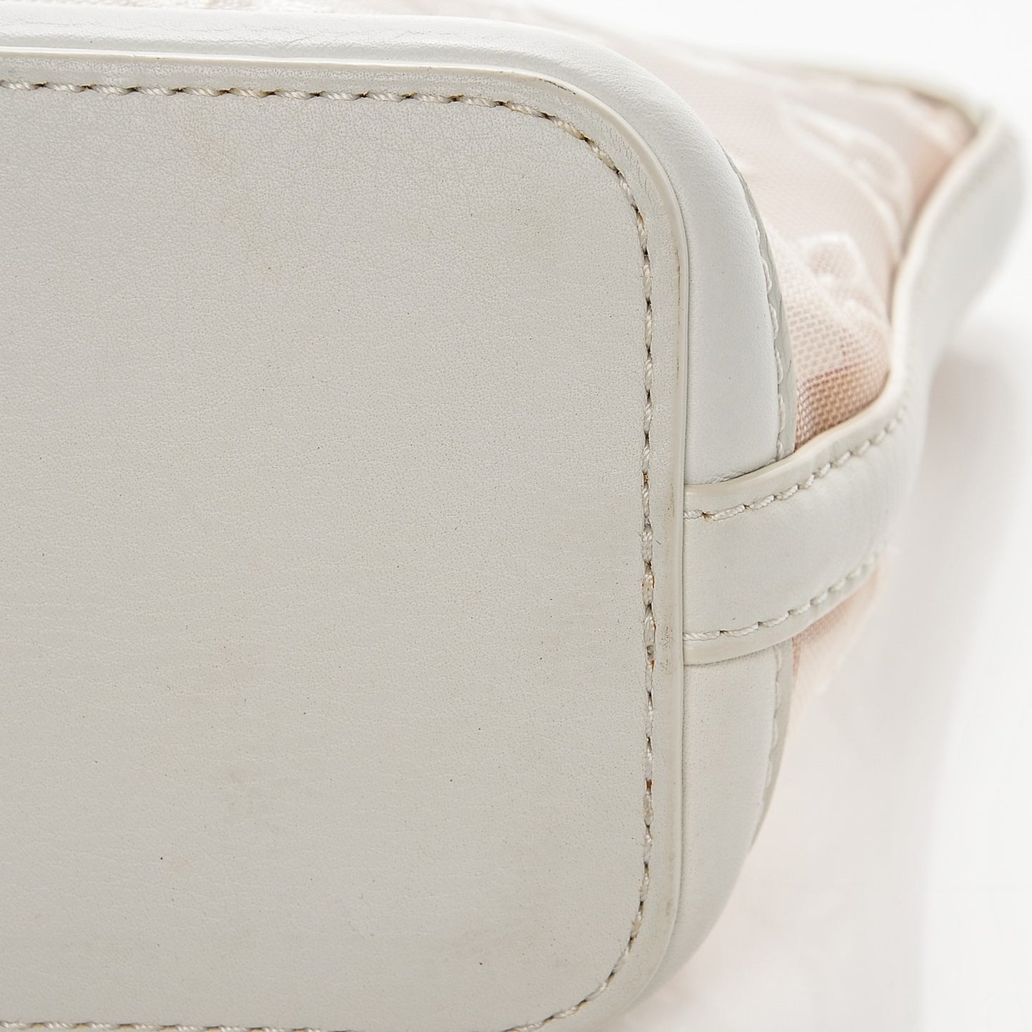 Monogram Transparence Transparent Lockit Clutch White