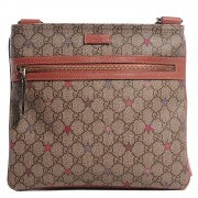 GG Supreme Stars Small Flat Messenger Bag Pink