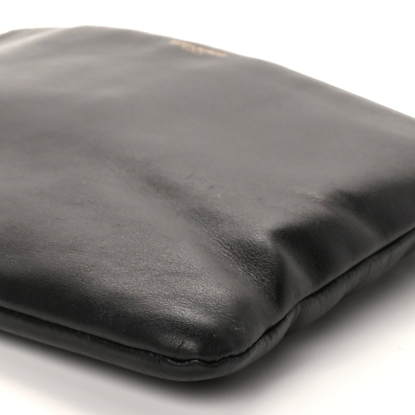 Calfskin Teen Monogram Crossbody Bag Black