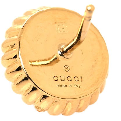 Gucci Resin Crystal Single GG Earring Pink Gold 4 of 5