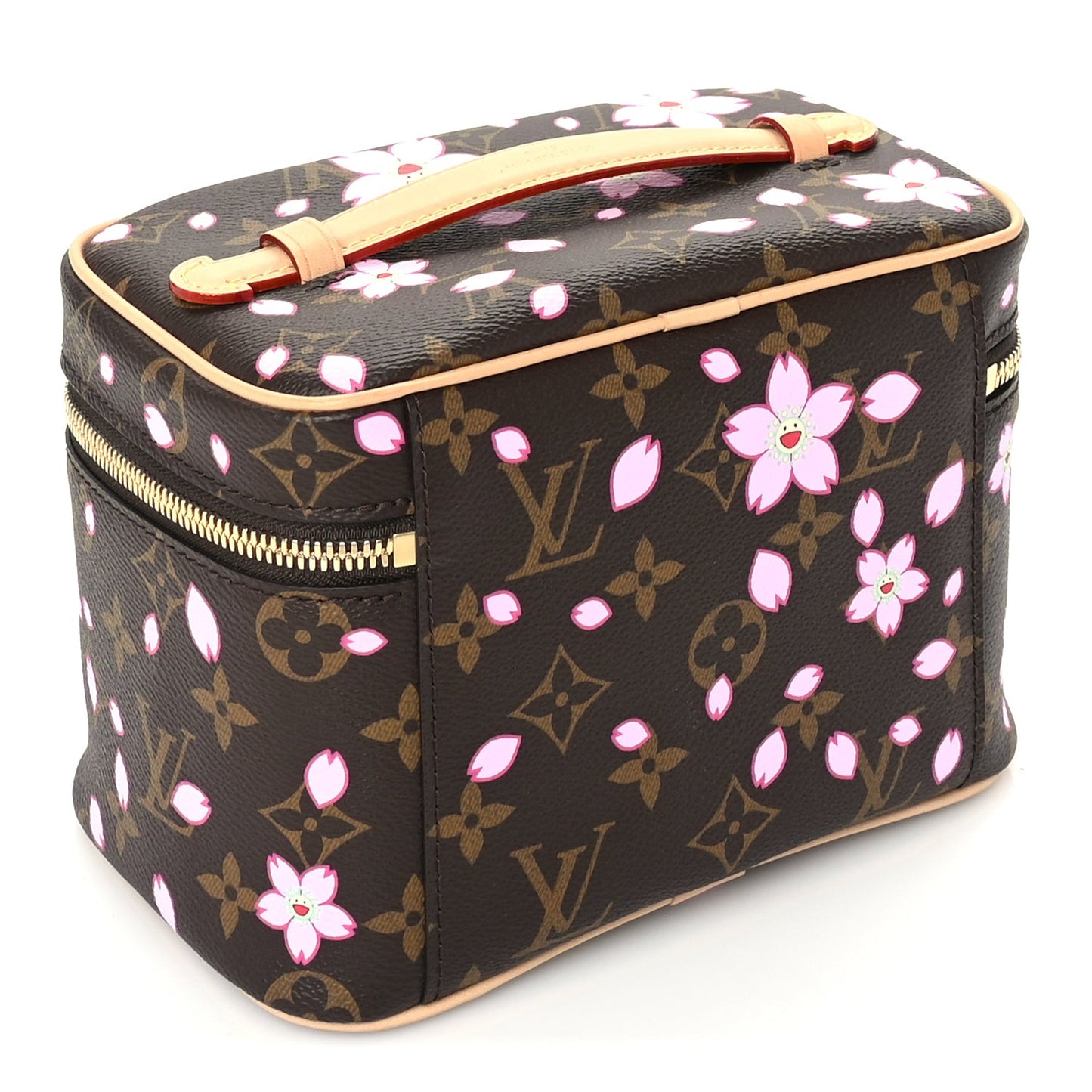 LV X TM Monogram Cherry Blossom Nice Mini Sakura Brown
