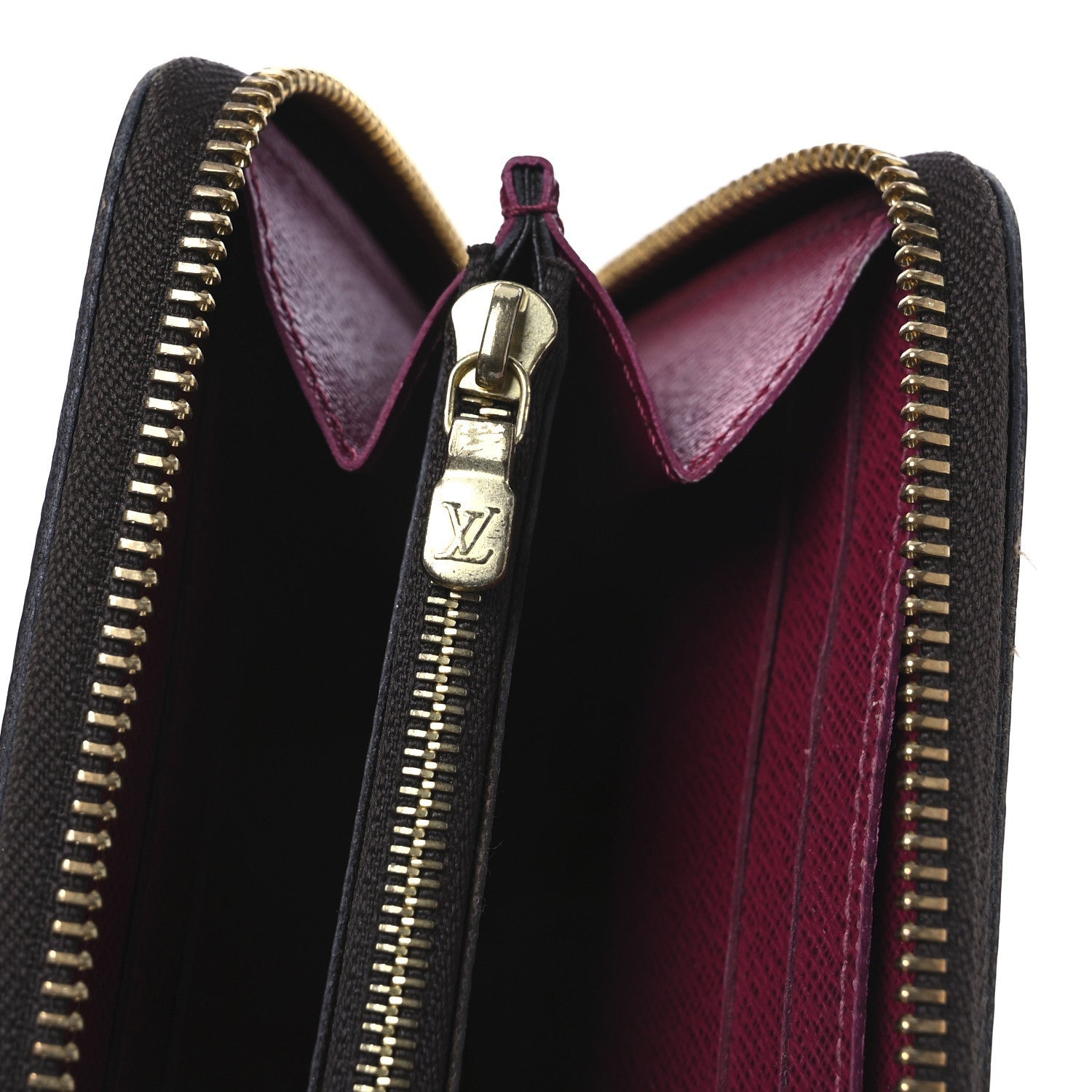 Louis Vuitton Monogram Clemence Wallet Fuchsia 7 of 7