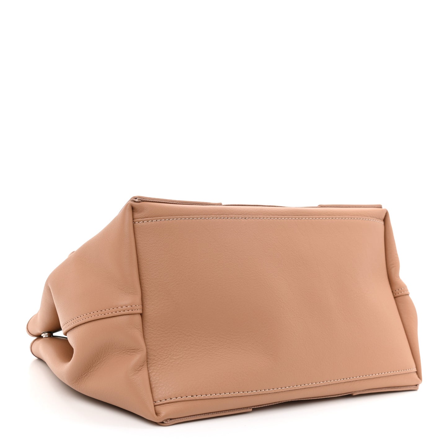 Nappa S Navy Cabas Beige Latte