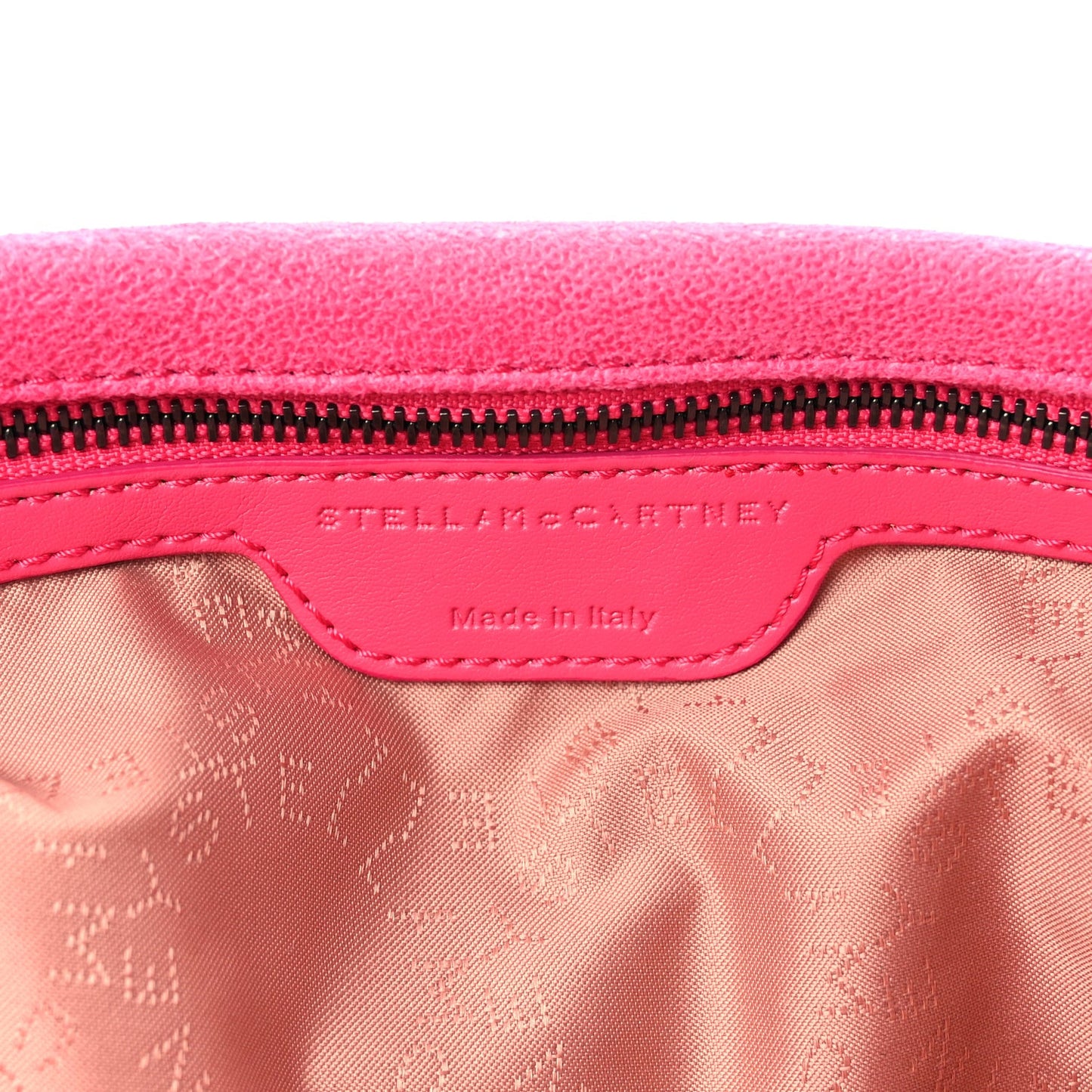 Shaggy Deer Falabella Fold Over Tote  Hot Pink