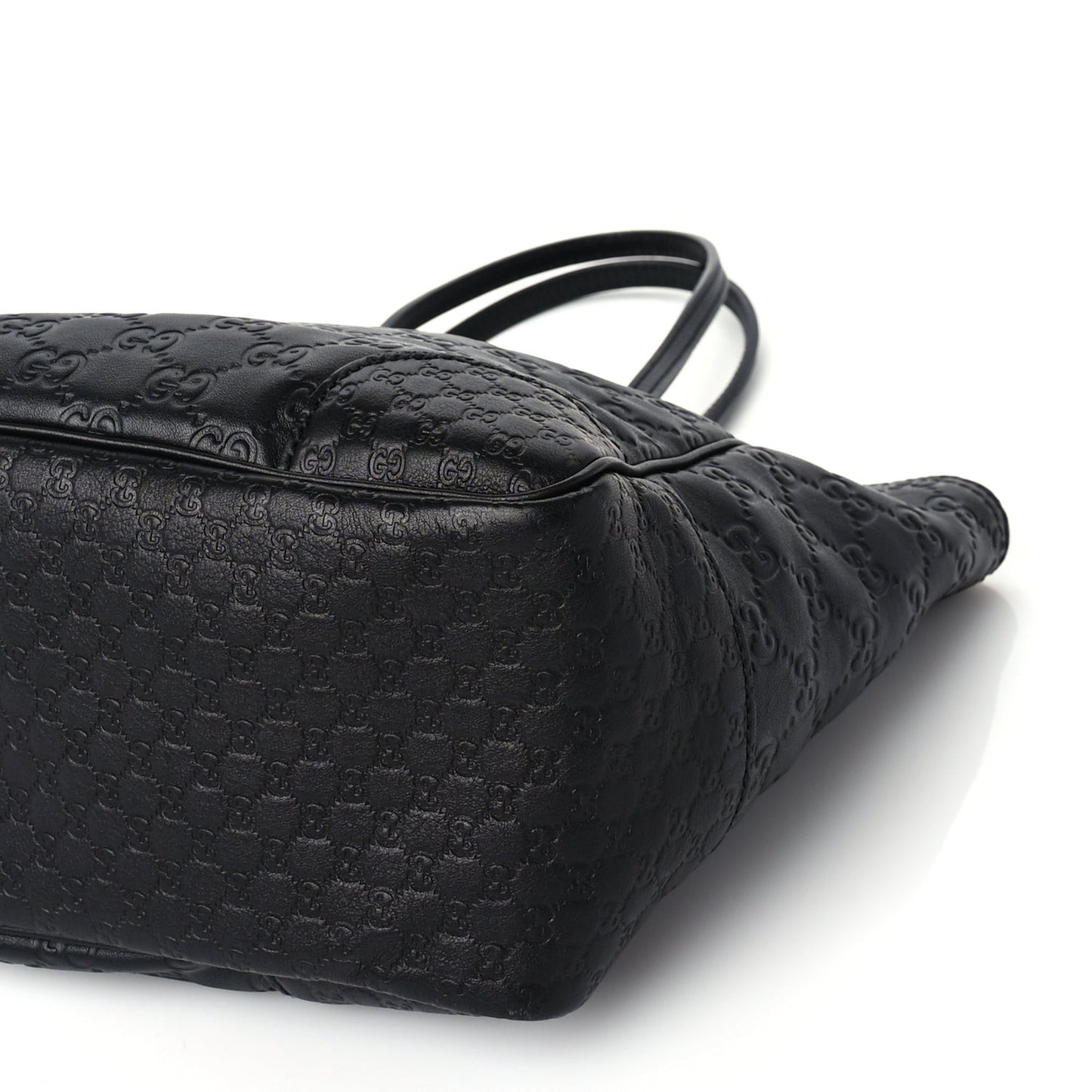 Guccissima Small Bree Zippered Tote Black