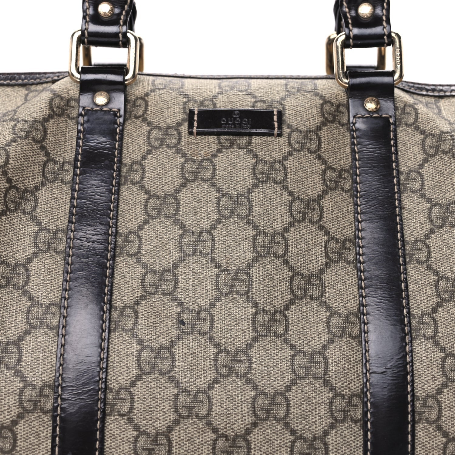 Gucci GG Plus Monogram Medium Joy Boston  Dark Brown 5 of 7