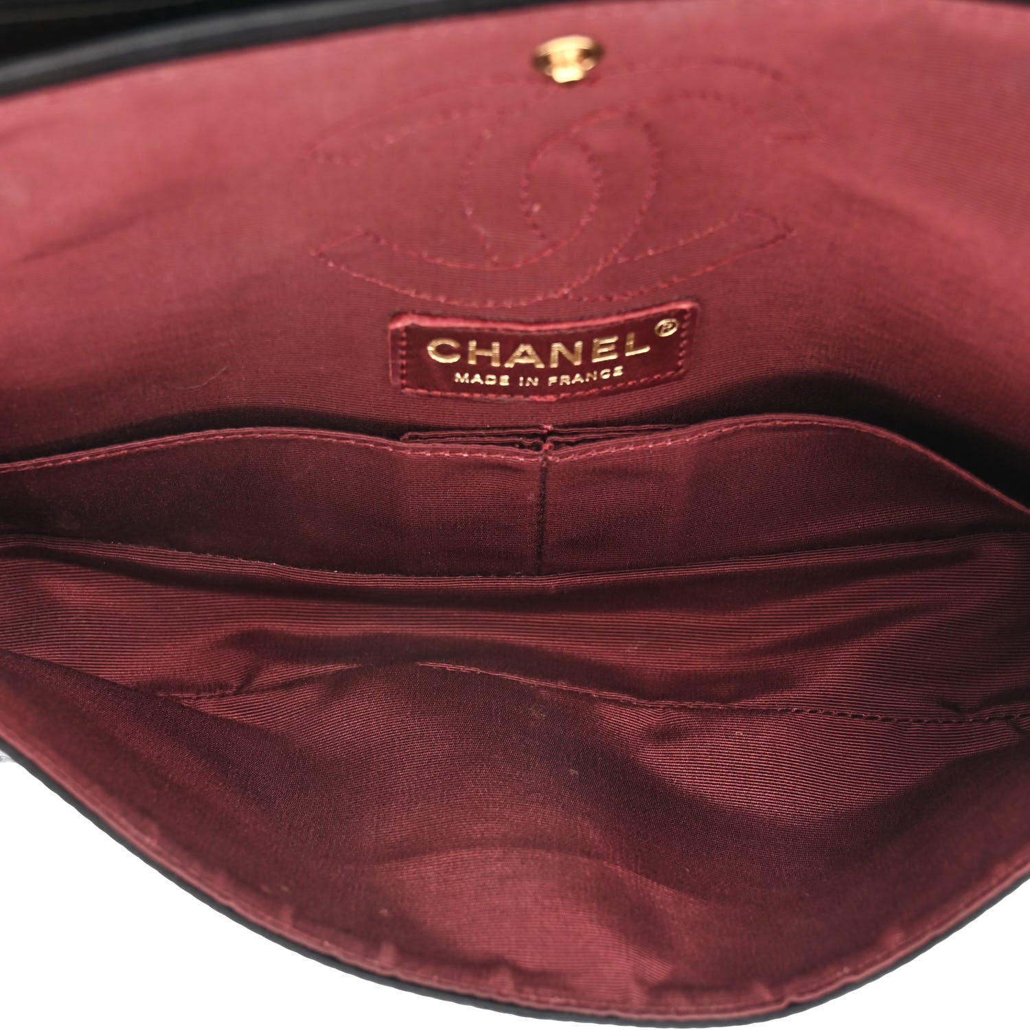 Chanel Satin Coco's Croc 2.55 Reissue East West Flap Black 5 of 12