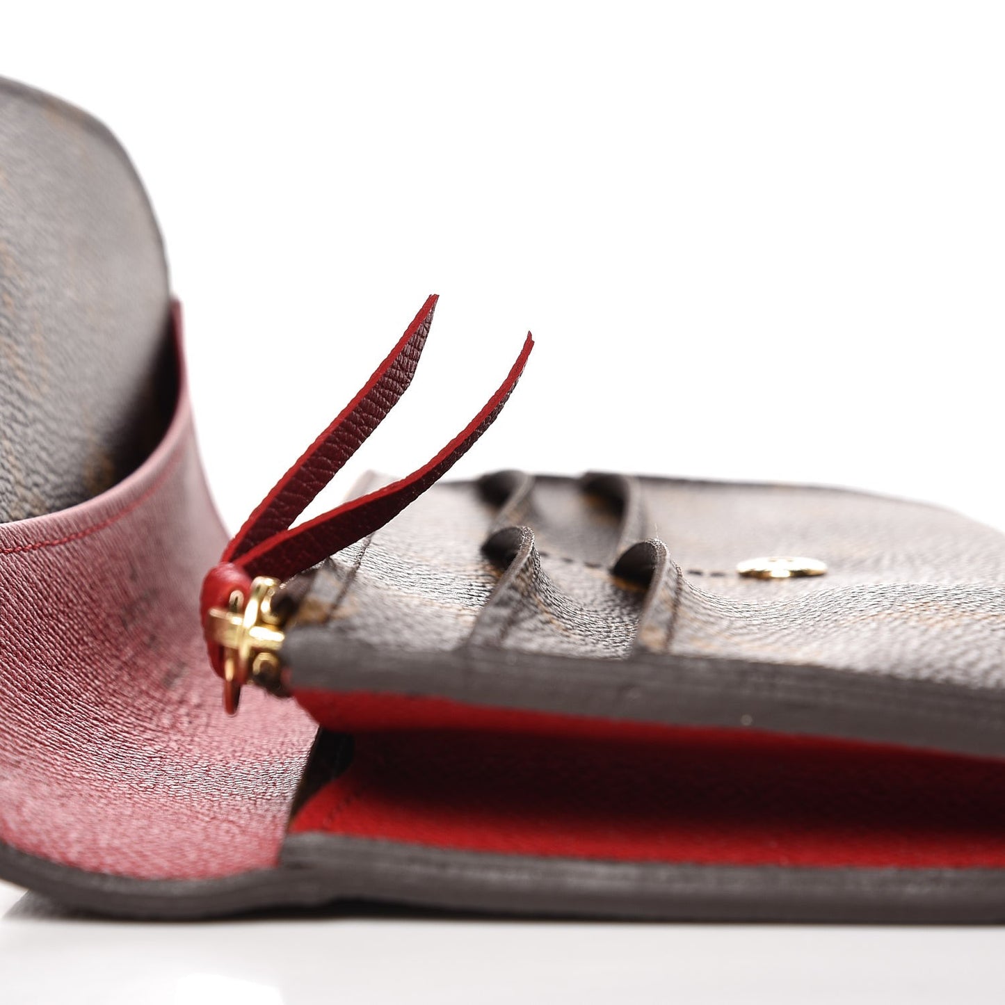 Monogram Emilie Wallet Red