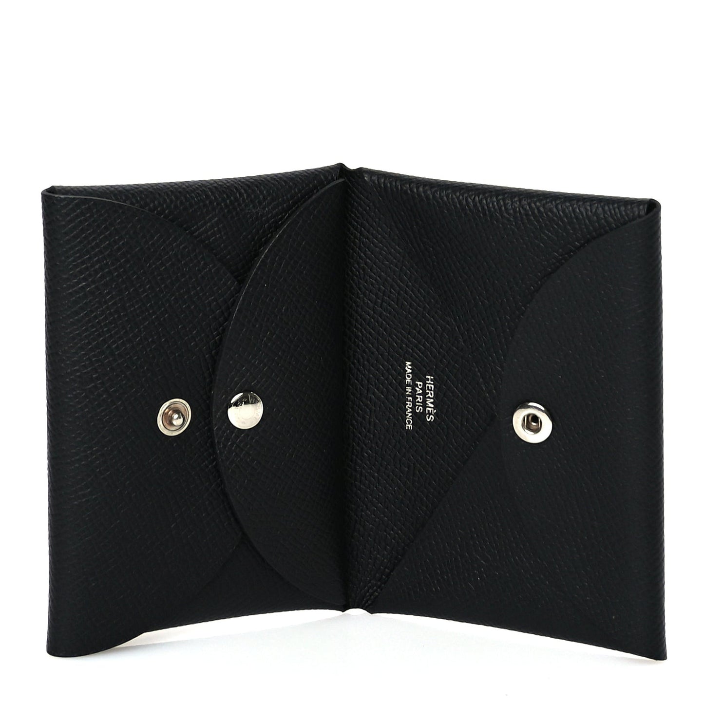 Epsom Calvi Duo Card Case Black