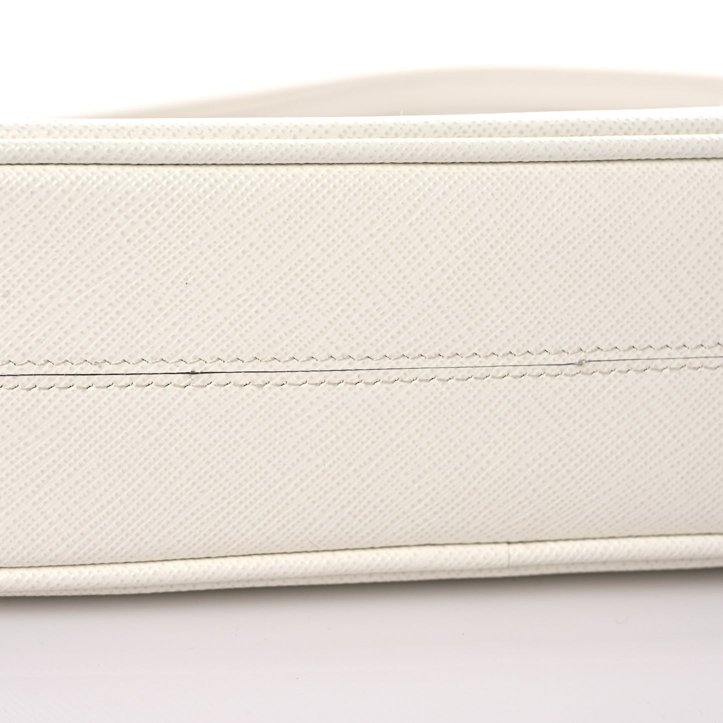 Saffiano Lux Mini Re-Edition Shoulder Bag White