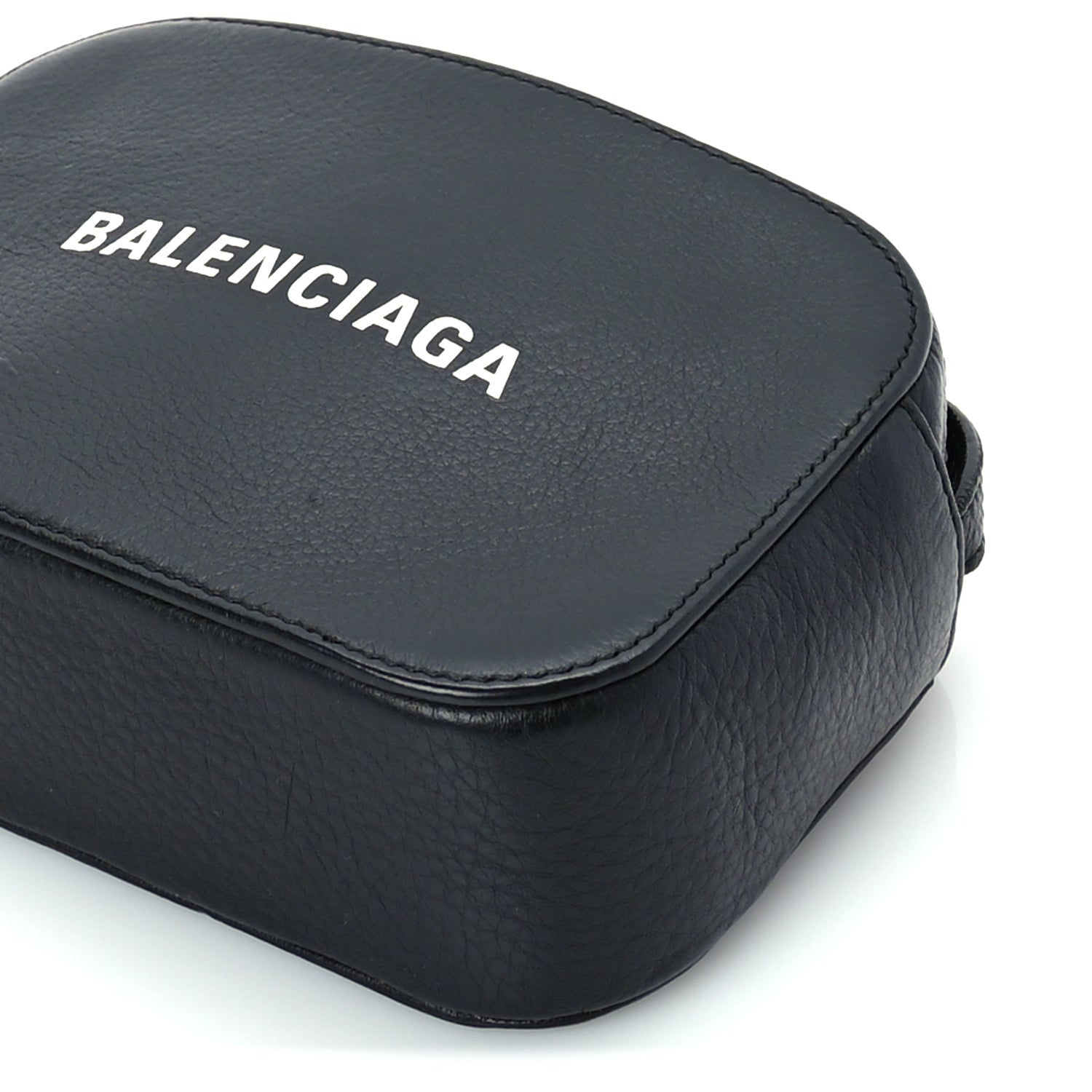 Balenciaga Calfskin Logo XS Everyday Camera Bag Black 8 of 8