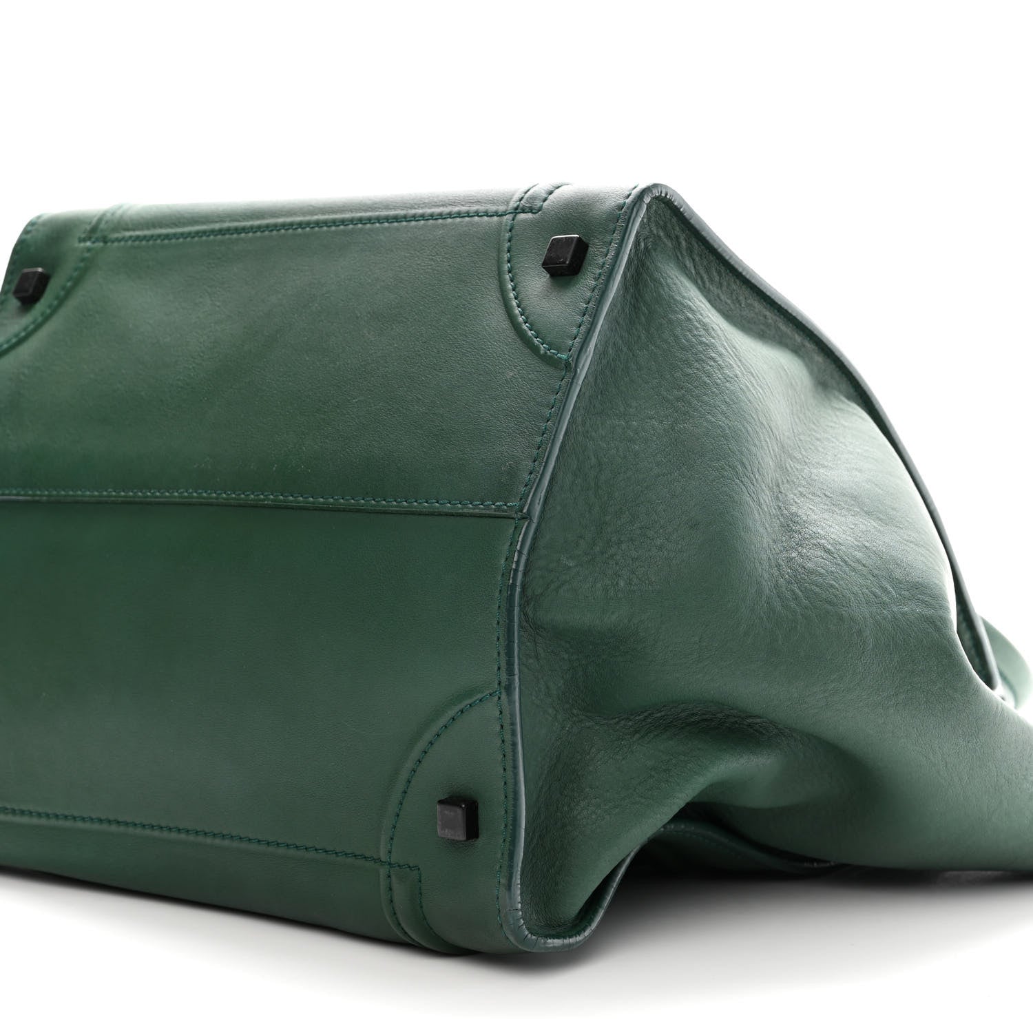 Celine Supple Calfskin Medium Phantom Luggage Emerald 10 of 20