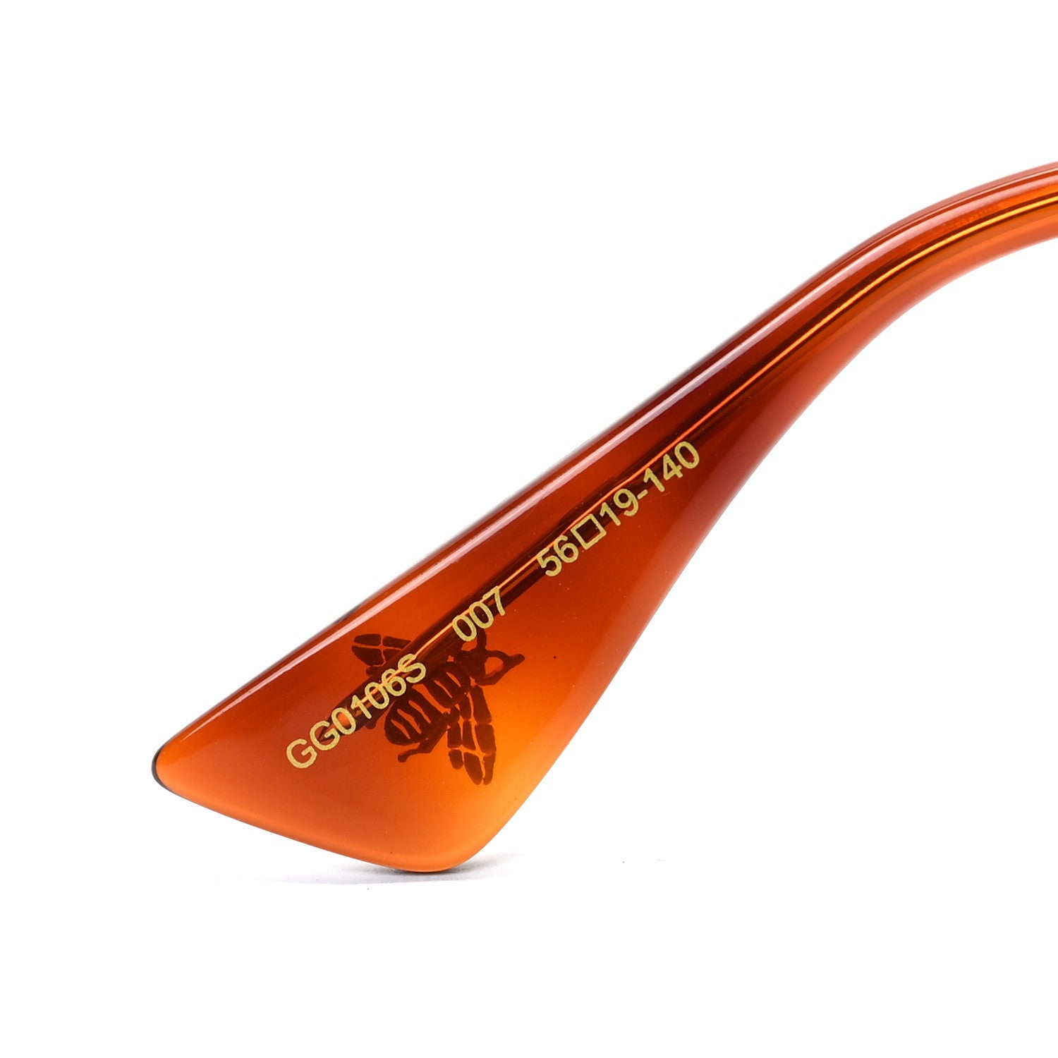 Gucci Square Frame Web GG0106S Sunglasses Tortoise 6 of 6