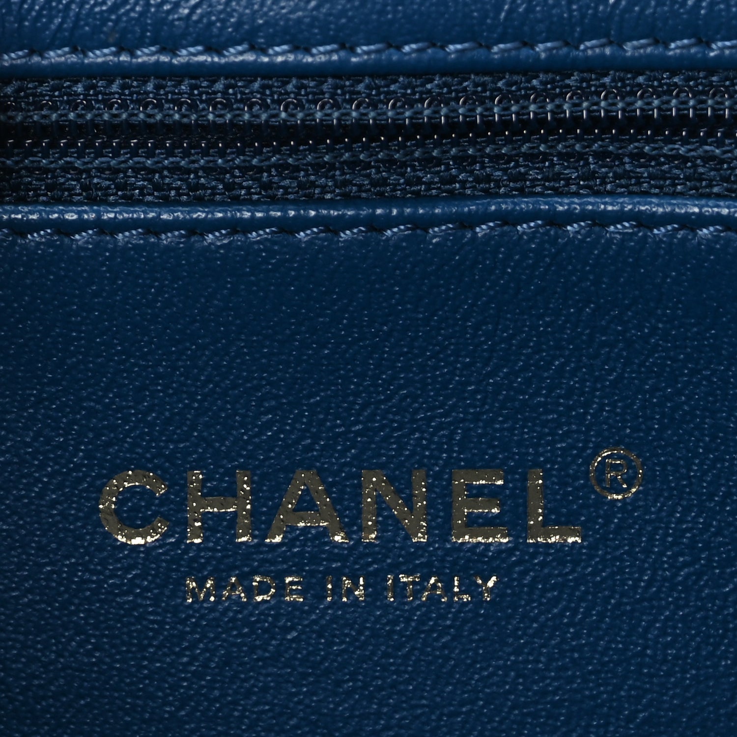 Chanel Sheepskin Quilted Mini Vintage Beauty Lock Flap Blue 5 of 9