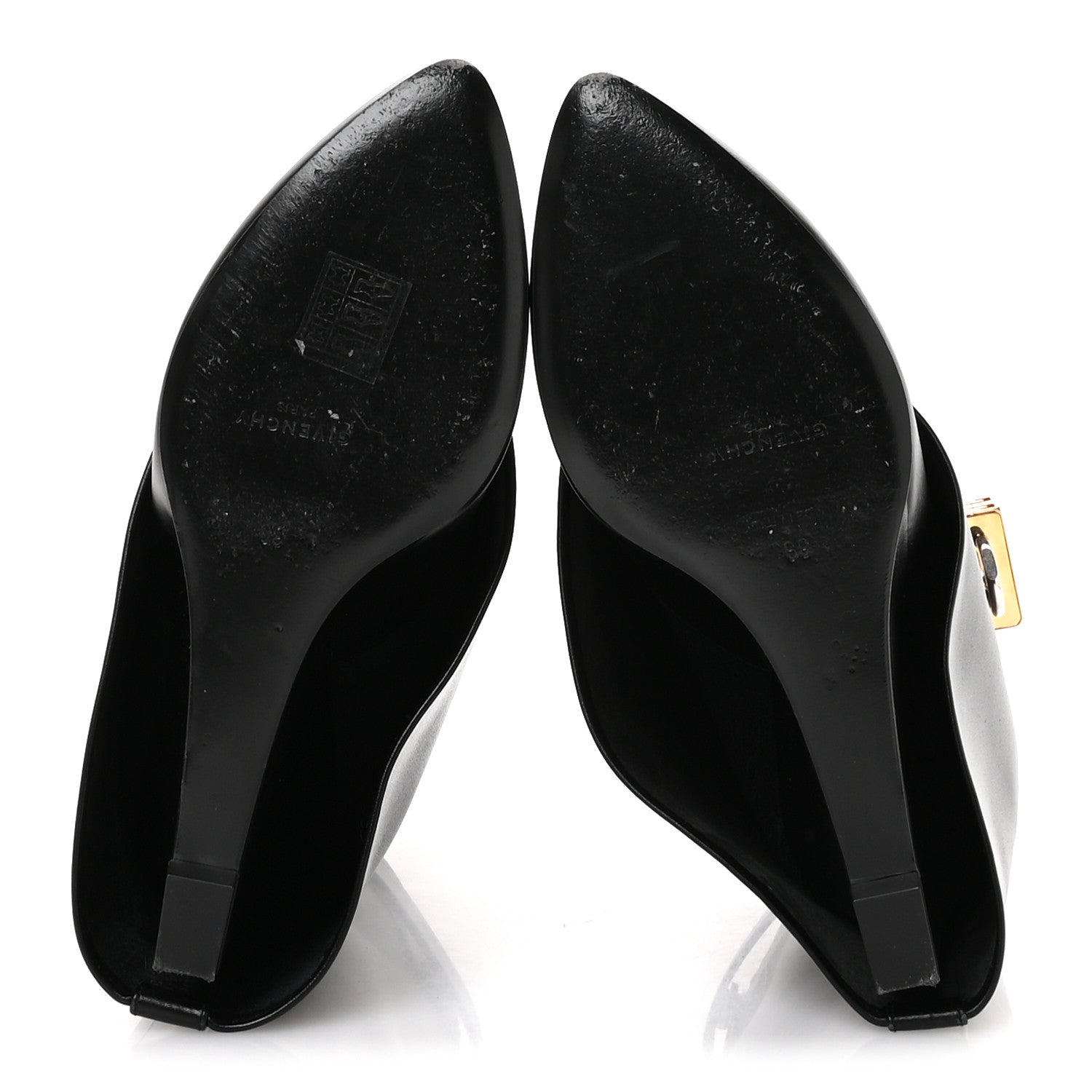 Givenchy Calfskin Shark Lock Ankle Boots 39.5 Black 6 of 8