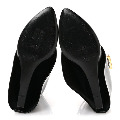 Givenchy Calfskin Shark Lock Ankle Boots 39.5 Black 6 of 8