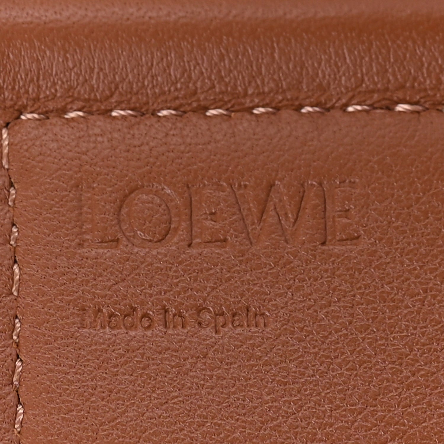 Loewe Calfskin Jacquard Anagram Strap Natural Tan 5 of 5