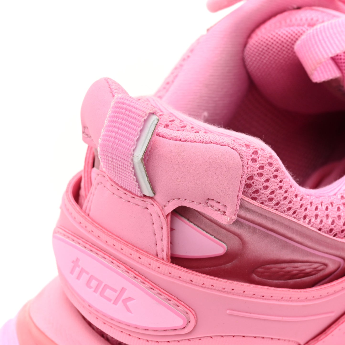 Mesh Nylon Womens Track Sneakers 41 Pink