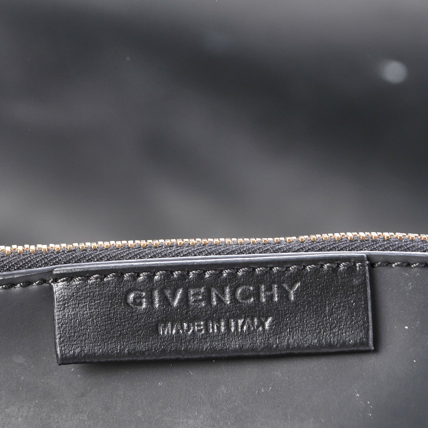 Rubber Effect PVC Large Antigona Tote Black