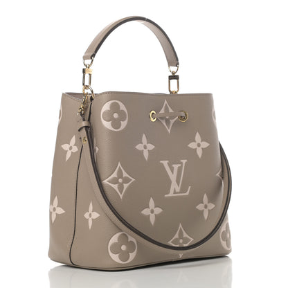 Louis Vuitton Empreinte Monogram Giant Neonoe MM Tourterelle Creme 2 of 4