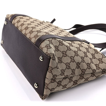 Gucci Monogram Medium Abbey Tote Dark Brown 8 of 8