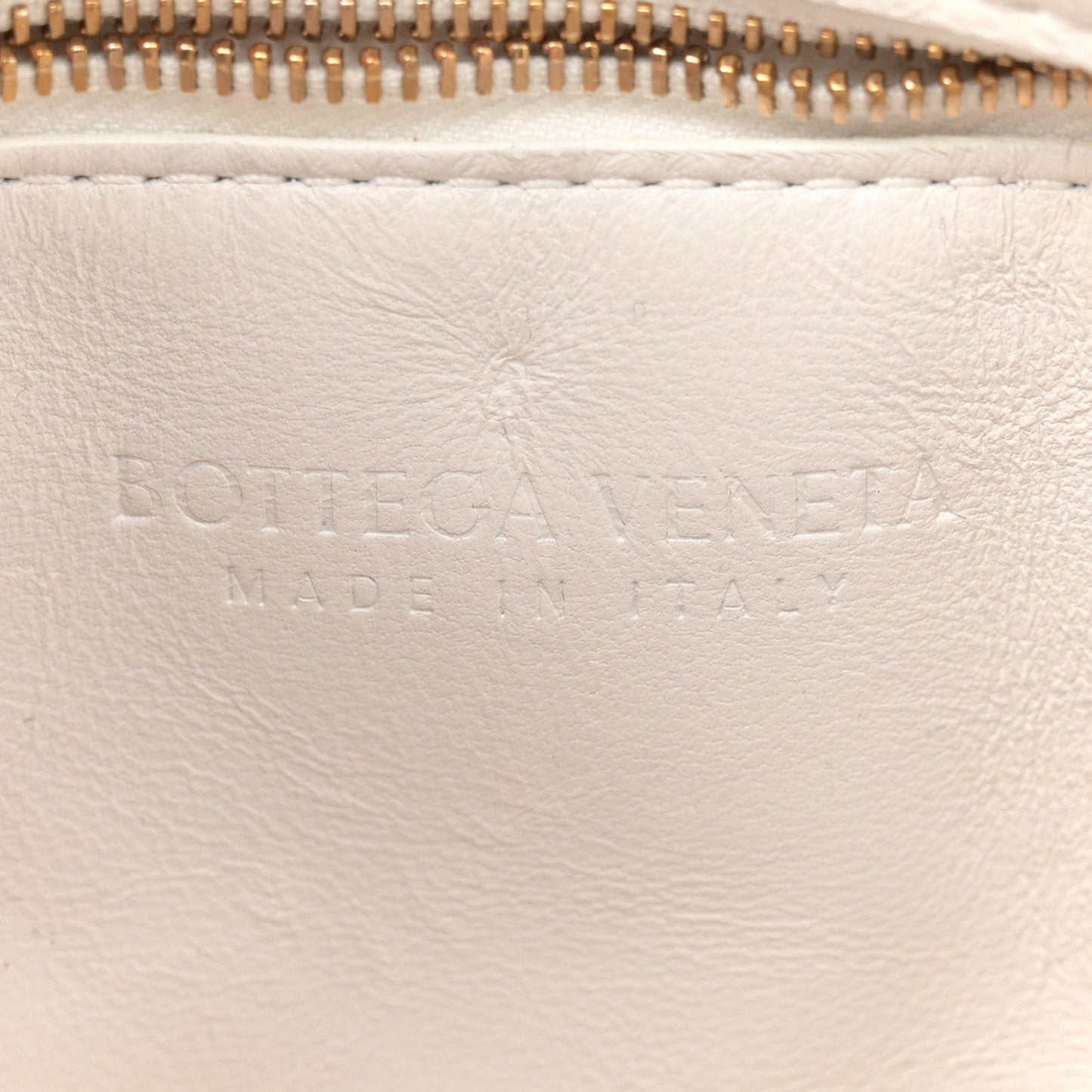 Nappa Maxi Intreccio Padded Cassette Crossbody Bag Chalk