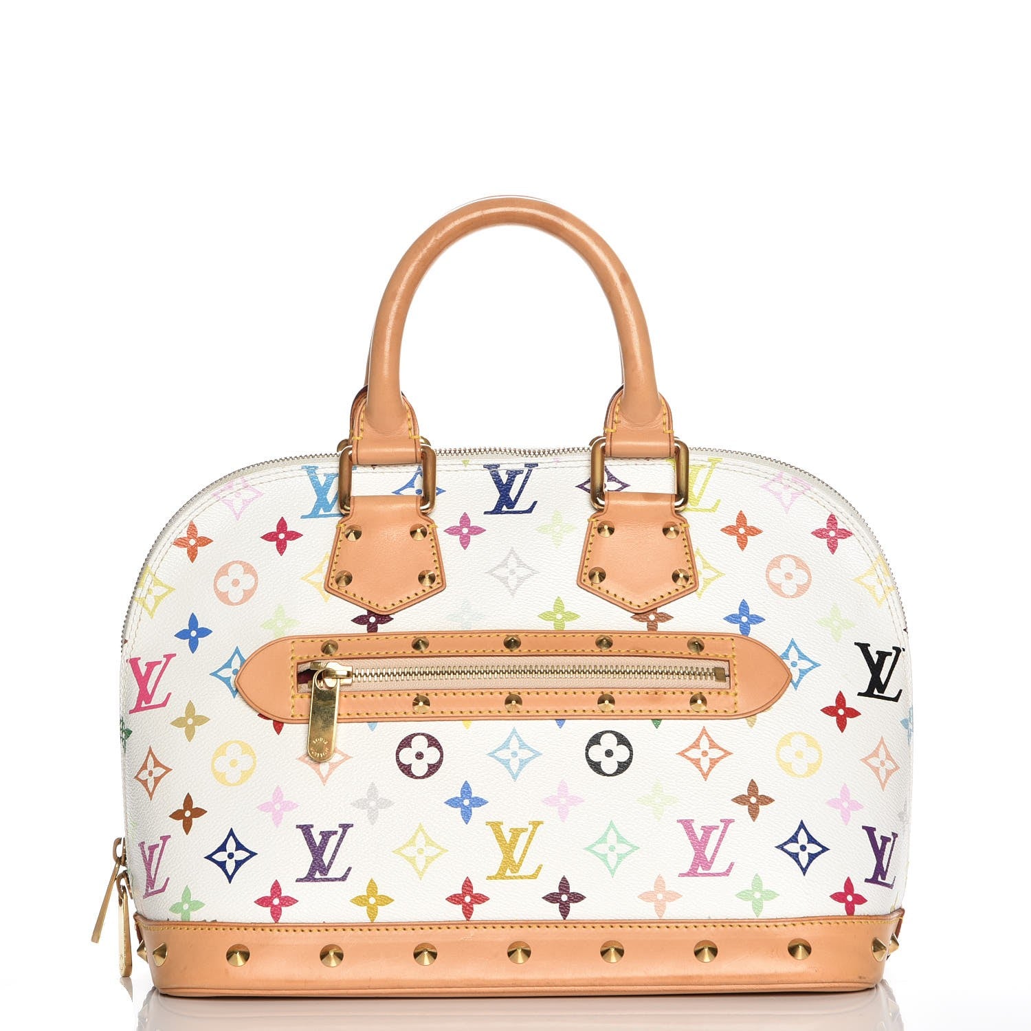 Louis Vuitton Monogram Multicolor Alma White 1 of 10