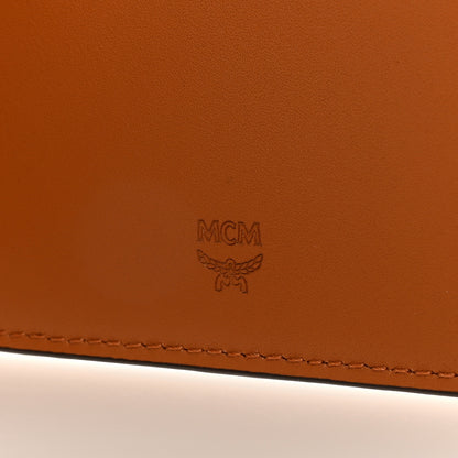 MCM Visetos Small Flap Wallet Cognac 6 of 7