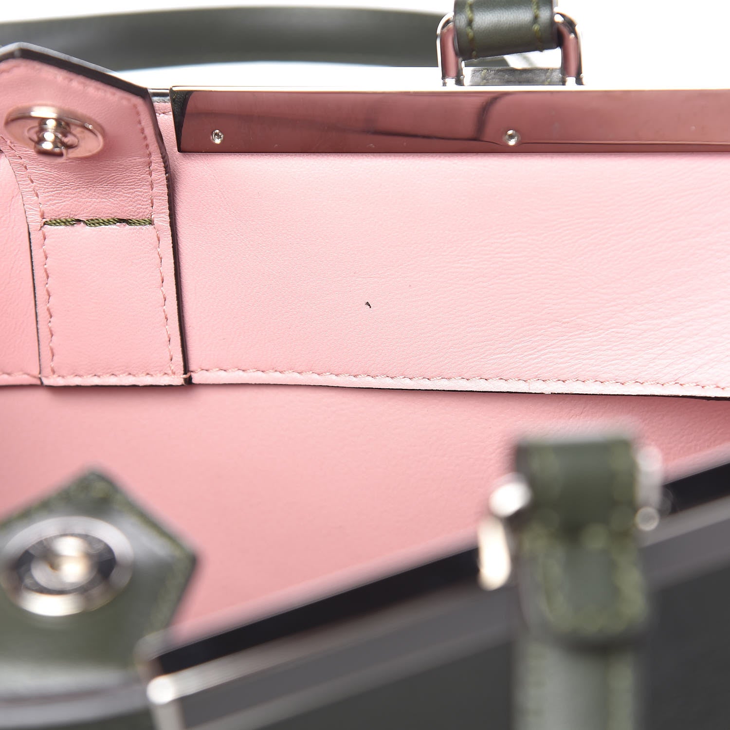 Fendi Vitello Large 3Jours Tote Verde Prato Blue Notte 9 of 17