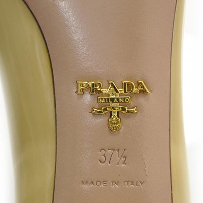 Prada Vernice Kitten Heels 37.5 Beige 5 of 7