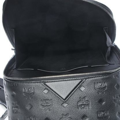 MCM Calfskin Ottomar Monogram Duke Backpack Black 6 of 14