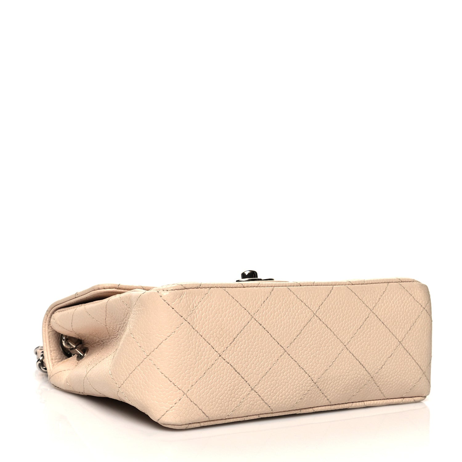 Chanel Caviar Quilted Mini Square Flap Light Beige 4 of 10