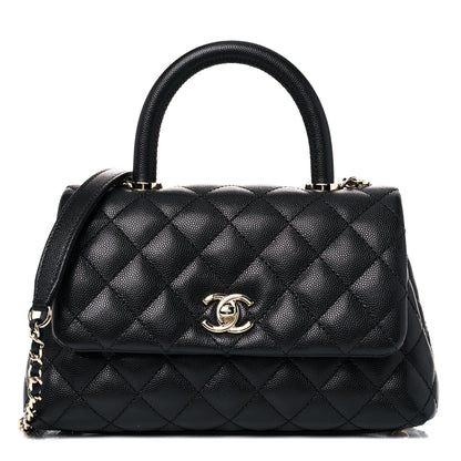 Chanel Caviar Quilted Mini Coco Handle Flap Black 1 of 14