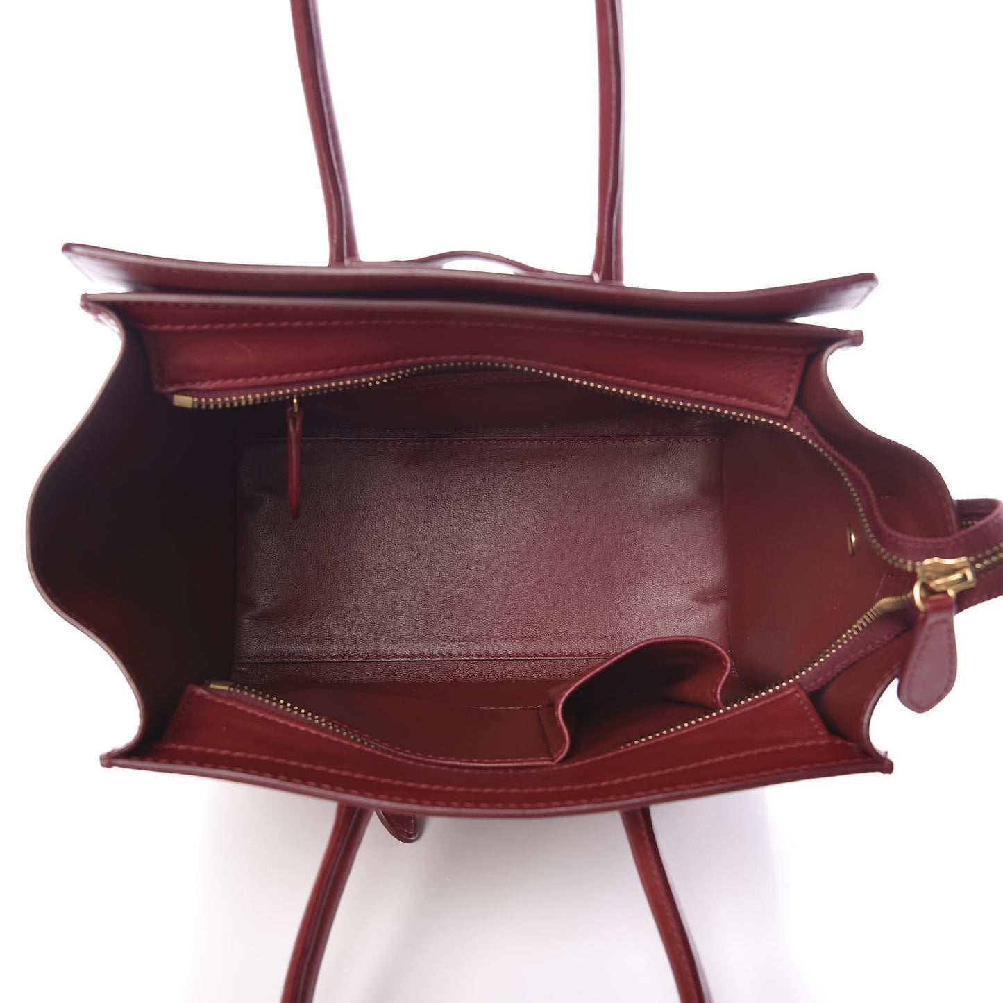 Smooth Calfskin Micro Luggage Rust