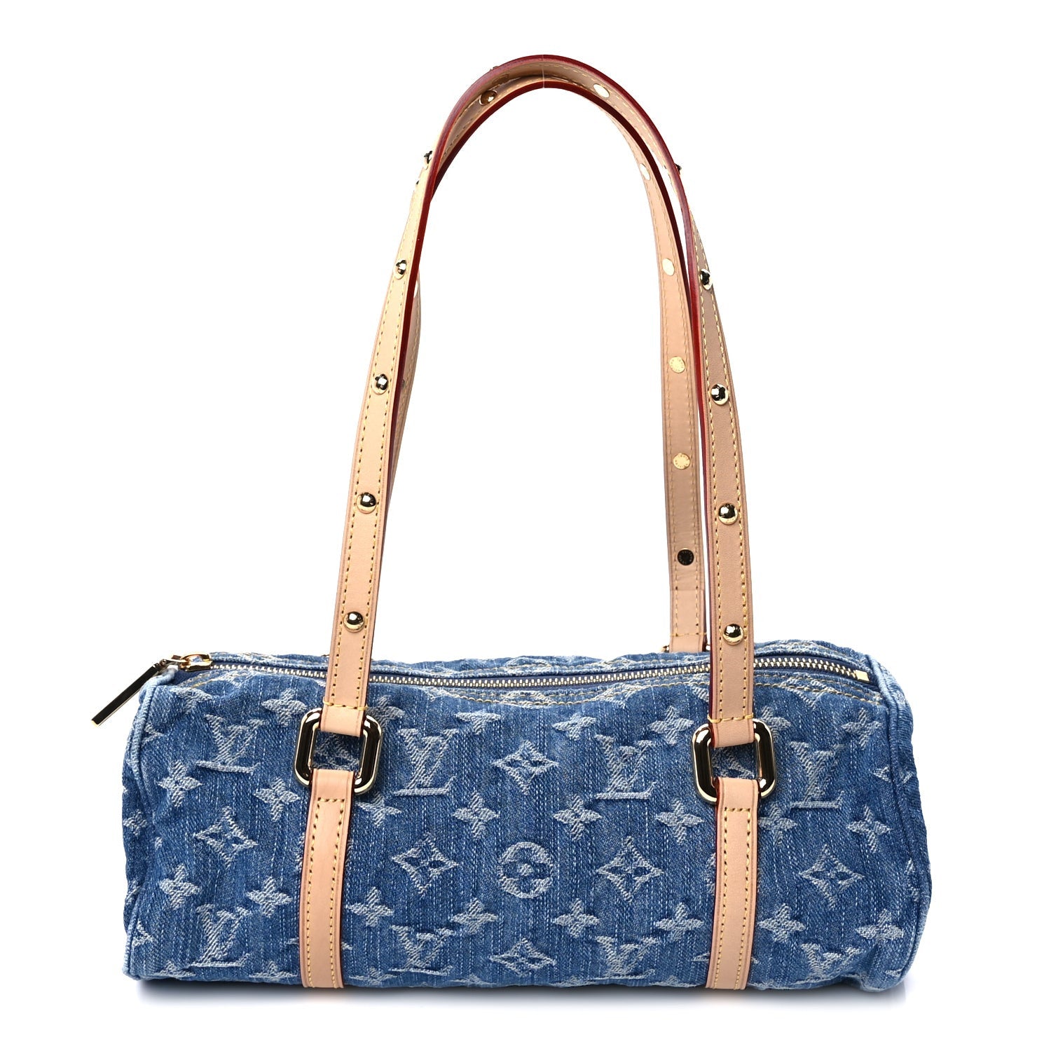 Louis Vuitton Monogram Denim Papillon Denim Blue 2 of 7