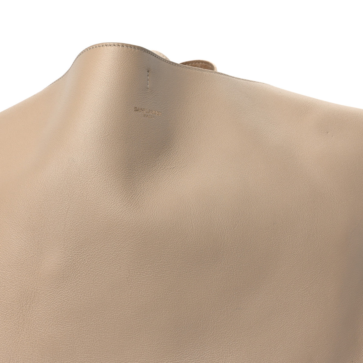 Saint Laurent Calfskin Medium Suzanne Hobo Beige 6 of 8