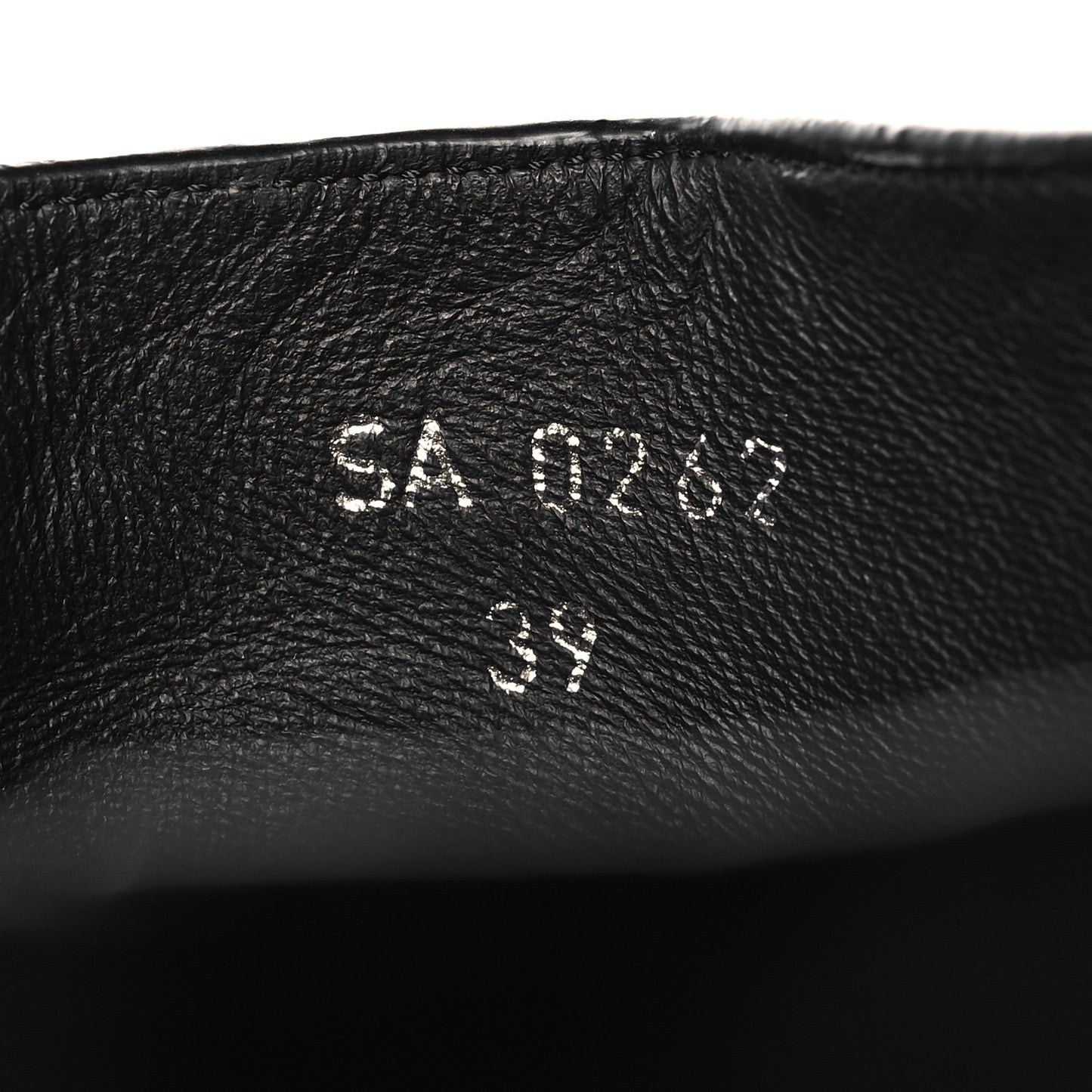 Calfskin Terra High Boots 39 Black