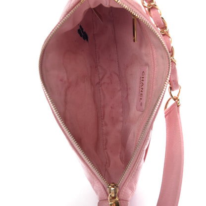 Chanel Caviar Quilted Pochette Pink 5 of 10