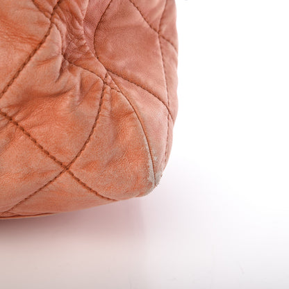 Chanel Lambskin Cloudy Bundle Bowler Orange 17 of 24