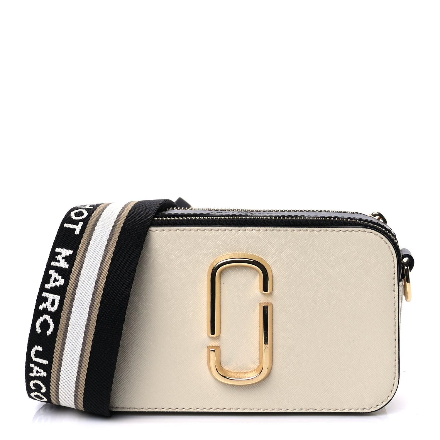 Marc Jacobs Saffiano Small Snapshot Camera Bag  Cloud White Multicolor 1 of 8