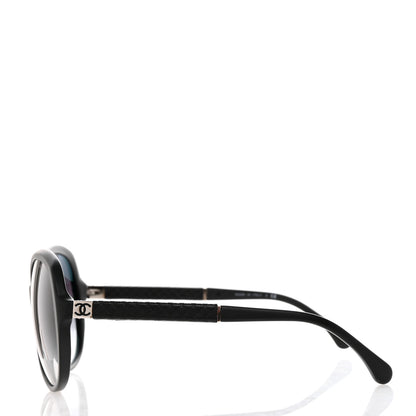 Chanel Acetate Quilted CC Sunglasses 5232-Q Black 3 of 8