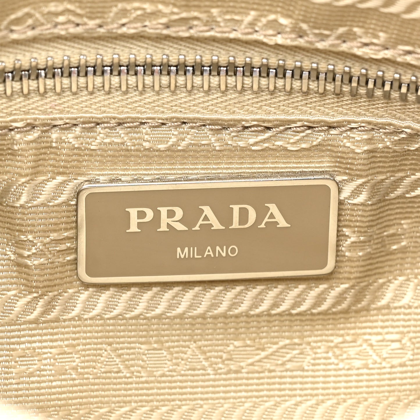 Re-Nylon Triangle Quilted Padded Patchwork System Shoulder Bag Deserto