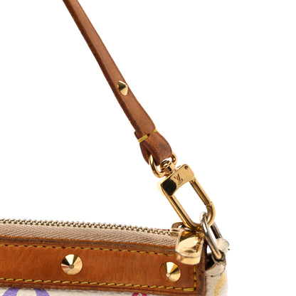 Louis Vuitton Monogram Multicolor Pochette Accessories White 13 of 14